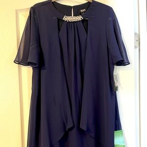 Navy blue dress size 16. NWT